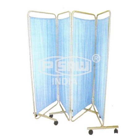 Bed side screen with plastic curtain( 4Panel) PSAW