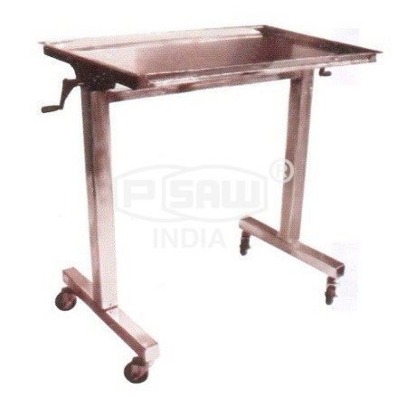 Insrument Mayo Trolley over the OT Table (Mechanically) PSAW